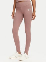 Reebok Legginsy Celina RK25701CCW Brązowy Slim Fit. Brązowe legginsy Reebok, bez wzorów, z bawełny. Za 129.99 zł.