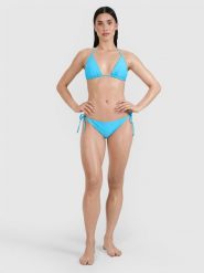 4F Dół od bikini damski - turkusowy XL. Niebieskie bikini 4f, bez wzorów, z elastanu, klasyczne. W wyprzedaży za 39.99 zł.