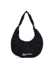 Karl Lagerfeld Jeans Torebka B2W30145 Czarny. Czarne torebki klasyczne Karl Lagerfeld Jeans, bez wzorów, z jeansu, bez dodatków. Za 709.99 zł.