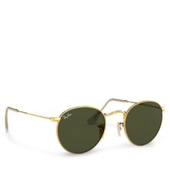 Okulary przeciwsłoneczne Ray-Ban. Żółte okulary przeciwsłoneczne Ray-Ban, bez wzorów, metalowe. Za 539.99 zł.