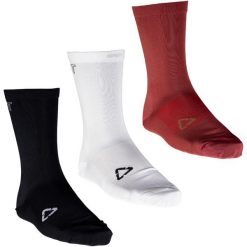 Skarpety rowerowe LEATT Socks MTB Endurance (3 pary). Białe skarpetki LEATT, bez wzorów. Za 240.80 zł.