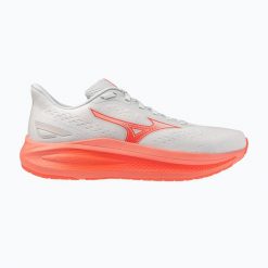 Buty do biegania damskie Mizuno Fortrush. Niebieskie buty do biegania Mizuno, bez wzorów, z materiału, bez zapięcia, do biegania. Za 439.99 zł.