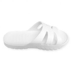 Beco Klapki Unisex Białe - EVA. Białe klapki 47 Brand, bez wzorów, z materiału, bez obcasa, bez zapięcia. Za 198.99 zł.
