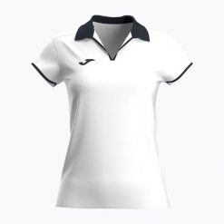 Koszulka polo tenisowa damska Joma Torneo Polo W. Białe t-shirty sportowe Joma, l, bez wzorów, z elastanu, bez ramiączek, tenisowe. Za 109.99 zł.