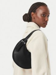 Calvin Klein Torebka Asym Buckle Shoulder Bag LV04F3872G Czarny. Czarne torebki klasyczne Calvin Klein, bez wzorów, ze skóry, bez dodatków. Za 449.99 zł.