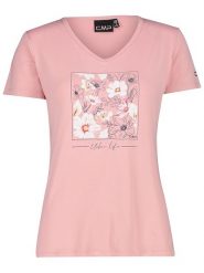 CMP Koszulka funkcyjna w kolorze jasnoróżowym rozmiar: 38. Różowe t-shirty sportowe CMP, bez wzorów, z materiału, bez ramiączek, outdoorowe. Za 111.35 zł.