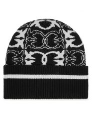 PINKO Czapka Bulgaria 105991 A2YO Czarny. Czarne czapki zimowe Pinko, bez wzorów, z materiału. Za 389.99 zł.