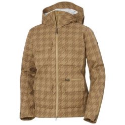 Kurtka damska Helly Hansen St. Moritz Ins 2.0. Brązowe kurtki narciarskie Helly Hansen, na zimę, bez wzorów, bez kaptura, narciarskie. W wyprzedaży za 2,573.50 zł.