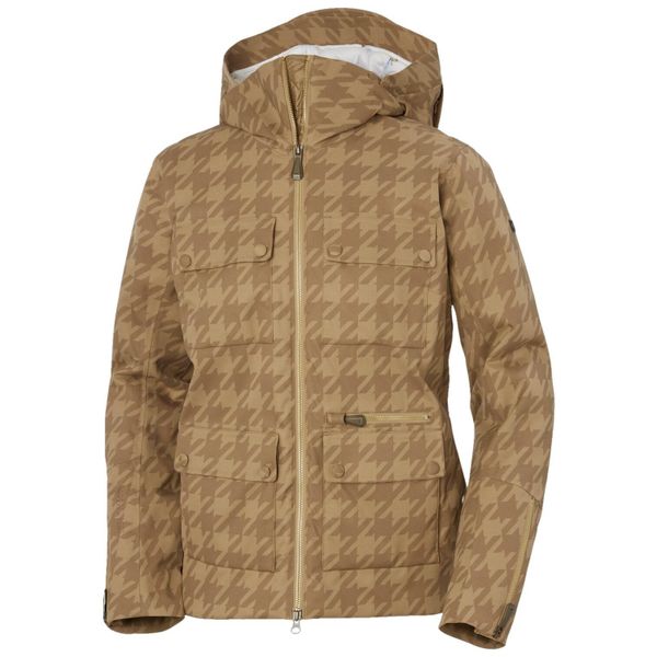 Kurtka damska Helly Hansen St. Moritz Ins 2.0. Brązowe kurtki narciarskie Helly Hansen, na zimę, bez wzorów, bez kaptura, narciarskie. W wyprzedaży za 2,573.50 zł.