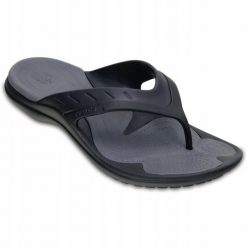 Japonki Dla Dorosłych Crocs Modi Sport Flip. Czarne japonki Crocs, bez wzorów, z materiału, sportowe. Za 139.99 zł.