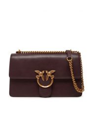 PINKO Torebka Love One Classic Dc PE 25 PCPL 100941 A0F1 Fioletowy. Fioletowe kopertówki Pinko, bez wzorów, ze skóry, wizytowe, bez dodatków. Za 1,329.00 zł.