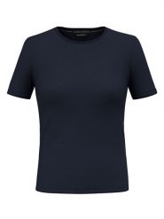 Salewa Koszulka funkcyjna "Fanes Pure" w kolorze granatowym rozmiar: 42. Niebieskie t-shirty sportowe Salewa, bez wzorów, z wełny, bez ramiączek, outdoorowe. Za 223.99 zł.