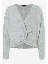 More & More Sweter w kolorze jasnoszarym rozmiar: 44. Szare swetry More & More, bez wzorów, bez ramiączek. Za 113.99 zł.