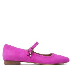 Baleriny R.Polański. Czerwone baleriny R.Polański, bez wzorów, bez obcasa, bez zapięcia. Za 399.99 zł.