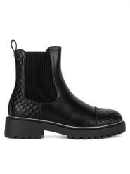 JENNY Botki WS5601-24 Czarny. Czarne botki Jenny, bez wzorów, bez obcasa, na płaskiej podeszwie, bez zapięcia. Za 143.99 zł.