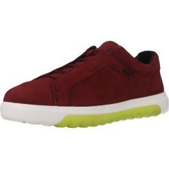 Buty GEOX D NEXSIDE A Bordeaux. Czerwone buty trekkingowe Geox, z tkaniny, bez zapięcia. Za 311.99 zł.