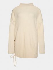 Outhorn Sukienka dzianinowa OTHAW23TDREF066 Biały Regular Fit. Białe sukienki Outhorn, m, bez wzorów, z dzianiny, bez kołnierzyka, bez ramiączek. Za 99.99 zł.