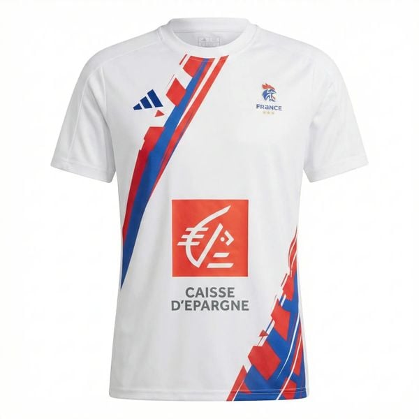 Kurtka wyjazdowa damska Francja 2026/27. Białe kurtki adidas, m, bez wzorów, z materiału, sportowe, bez kaptura. Za 336.50 zł.
