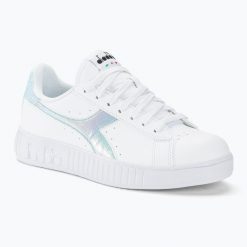 Buty damskie Diadora Step P Shimmer. Białe buty treningowe Diadora, na lato, bez wzorów, z gumy, bez zapięcia. Za 299.99 zł.