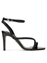 Nine West Sandały WFA2675-1 Czarny. Czarne sandały Nine West, bez wzorów, z syntetyku, bez obcasa, na szpilce, bez zapięcia. Za 259.99 zł.