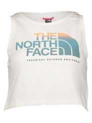 The North Face Top w kolorze białym rozmiar: M. Białe topy The North Face, m, bez wzorów, z bawełny, bez kołnierzyka, bez ramiączek. Za 97.05 zł.