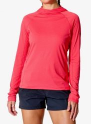 Bluza do biegania damska Rab Sonic Hoody. Czerwone bluzy RAB, l, bez wzorów, z materiału, bez ramiączek, z kapturem. Za 269.49 zł.