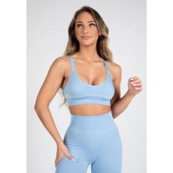 Selah Bezszwowe Biustonosz sportowy ight Niebieski. Niebieskie biustonosze sportowe GORILLA WEAR, bez wzorów, na fitness i siłownię. Za 192.00 zł.
