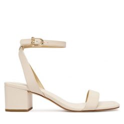 Sandały MICHAEL Michael Kors. Kozaki MICHAEL Michael Kors, bez wzorów, bez obcasa, na słupku, bez zapięcia. Za 529.99 zł.