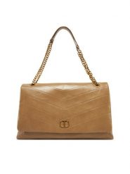 TWINSET Torebka 251TB7450 Brązowy. Brązowe torebki klasyczne Twinset, bez wzorów, ze skóry, bez dodatków. Za 1,379.00 zł.