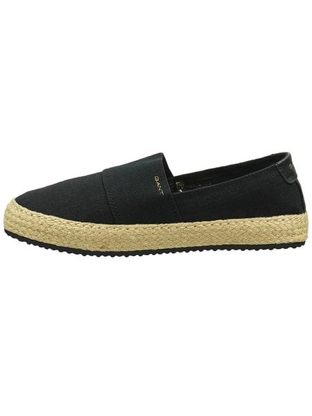 GANT Footwear Espadryle "Raffiaville" w kolorze czarnym rozmiar: 37. Czarne espadryle GANT Footwear, bez wzorów, bez obcasa. Za 161.45 zł.
