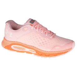 Buty do biegania damskie Under Armour Hovr Infinite 3. Czerwone buty do biegania Under Armour, bez wzorów, z materiału, bez zapięcia, do biegania. Za 329.99 zł.