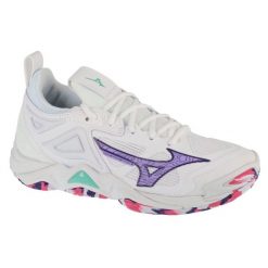 Buty Mizuno Wave Momentum 3 V1GC231220 Białe. Białe buty treningowe bez wzorów, przed kostkę, bez zapięcia, do siatkówki, mizuno wave. Za 802.78 zł.