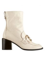 Högl Botki "Maggie" w kolorze beżowym rozmiar: 41. Brązowe botki Högl, bez wzorów, eleganckie, bez obcasa, bez zapięcia. Za 261.67 zł.