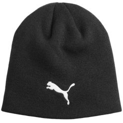 Indywidualna Czapka Zimowa. Czarne czapki zimowe Puma, bez wzorów, sportowe. Za 110.99 zł.