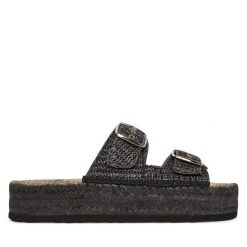 Espadryle LOVE MOSCHINO. Szare espadryle Love Moschino, bez wzorów, bez obcasa. Za 629.99 zł.