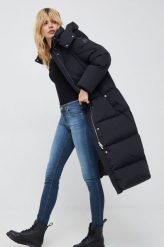 Woolrich kurtka puchowa damska kolor czarny zimowa. Czarne kurtki Woolrich, na zimę, l, bez wzorów, z materiału, bez kaptura. Za 4,559.90 zł.