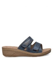 Inblu Klapki PV020100 Granatowy. Niebieskie klapki Inblu, bez wzorów, z syntetyku, bez obcasa, bez zapięcia. Za 119.99 zł.