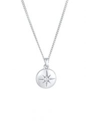 Elli Damski wisiorek gwiazda z kryształami cyrkonii w pozłacanym srebrze próby 925 Sterling Silver Naszyjniki 1 ct. Szare naszyjniki Elli, z materiału, z cyrkonią, pozłacane. Za 211.64 zł.