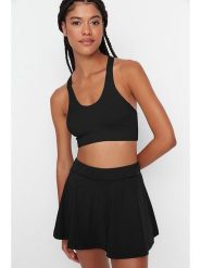 Trendyol Szorty w kolorze czarnym rozmiar: onesize. Czarne szorty Trendyol, bez wzorów. Za 47.82 zł.