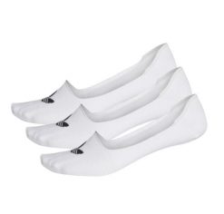 Skarpety krótkie stopki adidas No Show Socks 3P. Białe skarpetki adidas, bez wzorów, z bawełny. Za 30.00 zł.