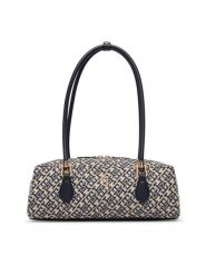 Tommy Hilfiger Torebka Th Grace Shoulder Bag Jacquard AW0AW18752 Niebieski. Niebieskie torebki klasyczne Tommy Hilfiger, bez wzorów, z materiału, bez dodatków. Za 649.99 zł.