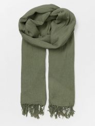 Becksöndergaard Szal "Ilona" w kolorze khaki - 200 x 100 cm rozmiar: onesize. Brązowe szaliki i kominy Becksöndergaard, bez wzorów, z bawełny. Za 56.99 zł.