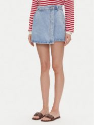 Pepe Jeans Spódnico-szorty PL801187 Niebieski Regular Fit. Niebieskie szorty Pepe Jeans, bez wzorów, z bawełny. Za 259.99 zł.
