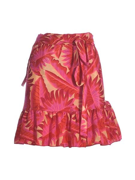 BLE Spódnica w kolorze czerwonym rozmiar: onesize. Czerwone spódnice BLE, bez wzorów, midi, rozkloszowane. Za 96.60 zł.