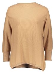 More & More Sweter w kolorze beżowym rozmiar: 46. Brązowe swetry More & More, bez wzorów, bez ramiączek. Za 118.84 zł.