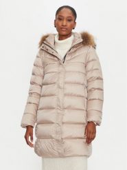 Hetregó Kurtka puchowa Leonie 8N603M Brązowy Regular Fit. Brązowe kurtki HETREGO, m, bez wzorów, z puchu, bez kaptura. Za 1,559.00 zł.