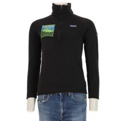 Second life - Sweter polarowy damski Patagonia Better Sweater - Jak nowy. Czarne swetry Patagonia, l, bez wzorów, z materiału, casualowe, bez ramiączek. Za 212.96 zł.