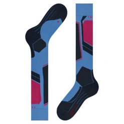 Skarpetki damskie Falke SK4 Advanced. Niebieskie skarpetki Falke, bez wzorów, narciarskie. Za 205.50 zł.