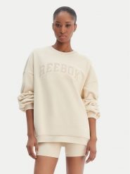 Reebok Bluza Reebok x Ewa Chodakowska Kalina RK25622CCW Beżowy Relaxed Fit. Brązowe bluzy Reebok, xl, bez wzorów, z bawełny, bez ramiączek, bez kaptura. Za 249.99 zł.