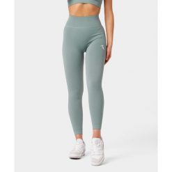 Legginsy fitness damskie Carpatree Rib bezszwowe. Zielone legginsy Carpatree, bez wzorów, sportowe. Za 214.99 zł.